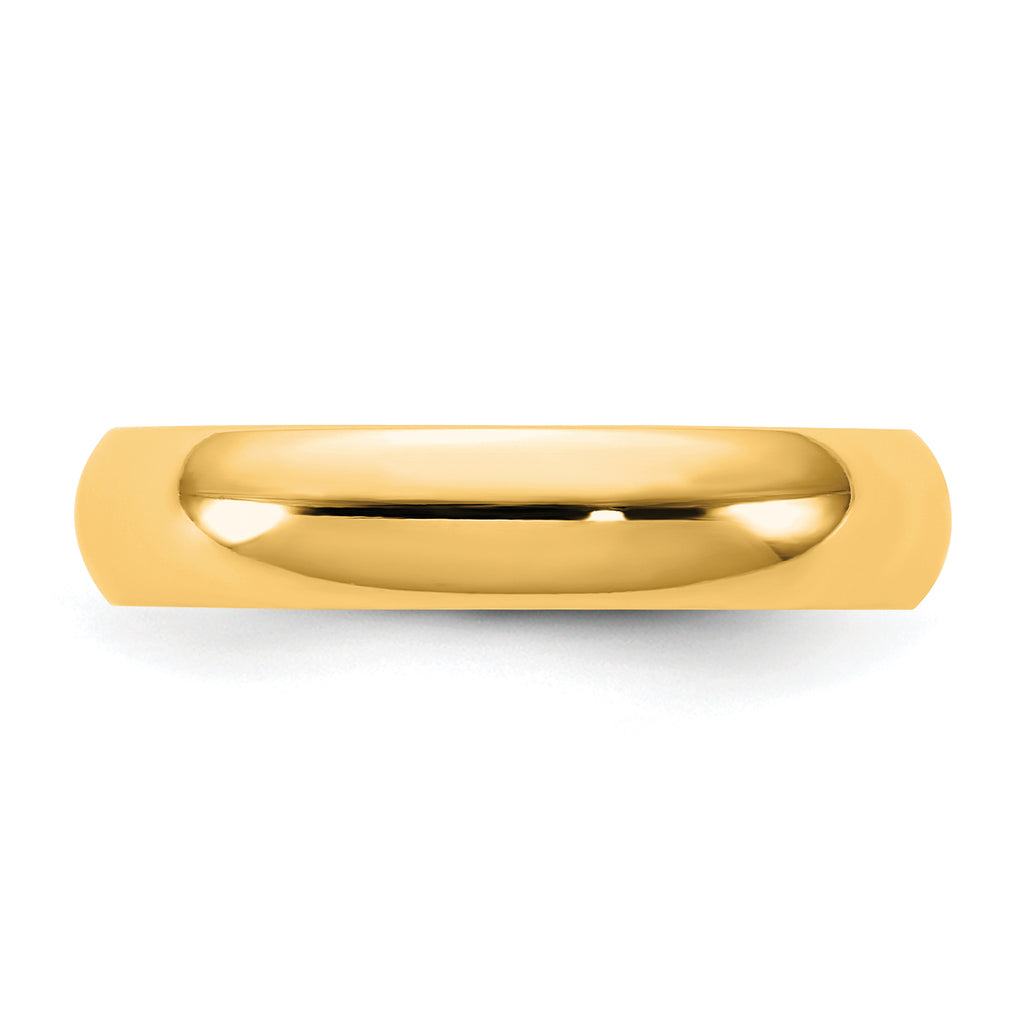 4.5mm 10K Yellow Gold Comfort Fit Wedding Band - Sophia Jewelers