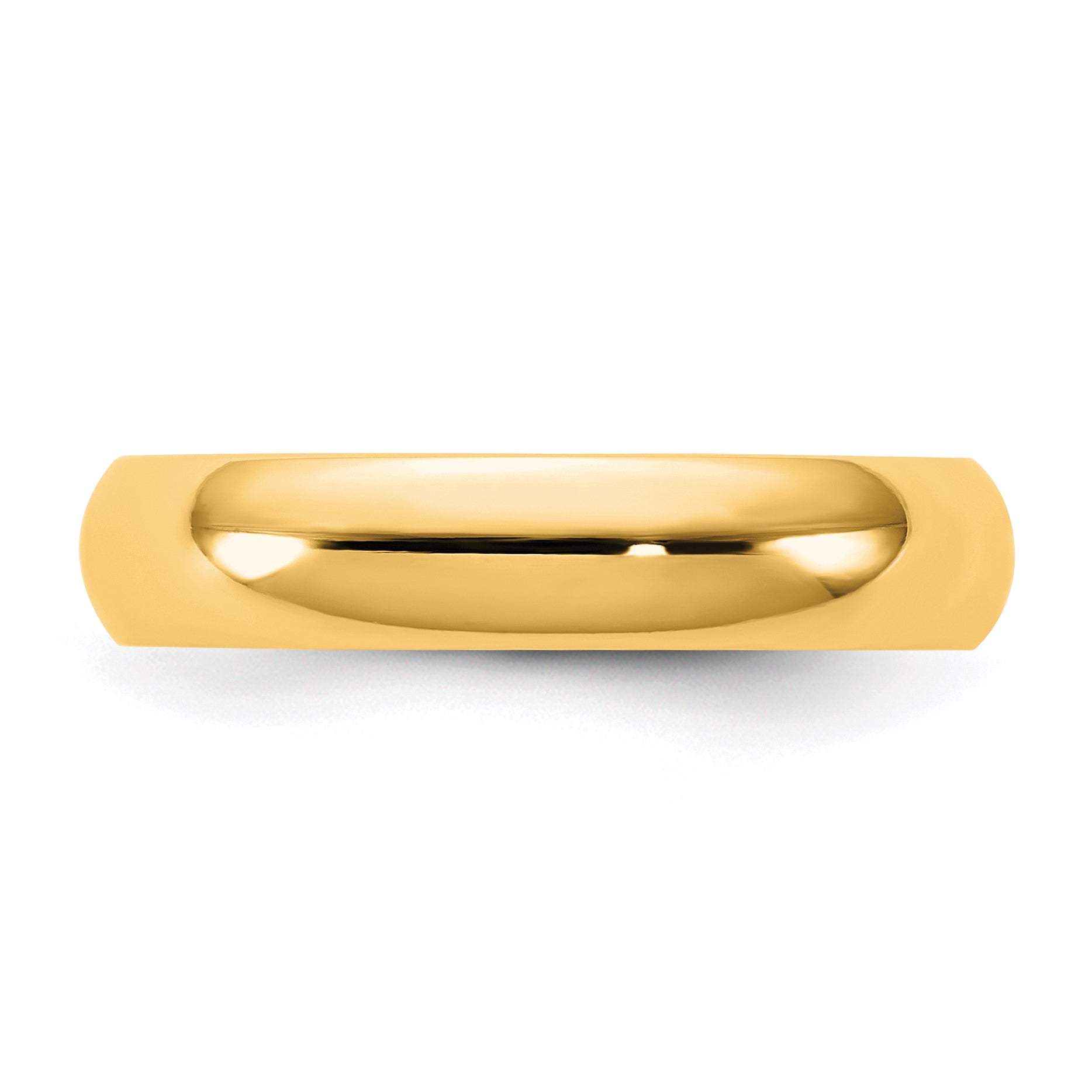14KY 4.5mm Standard Comfort Fit Band Size 14