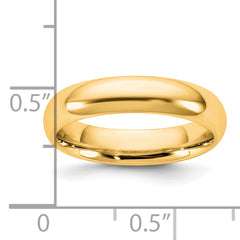 14KY 4.5mm Standard Comfort Fit Band Size 14