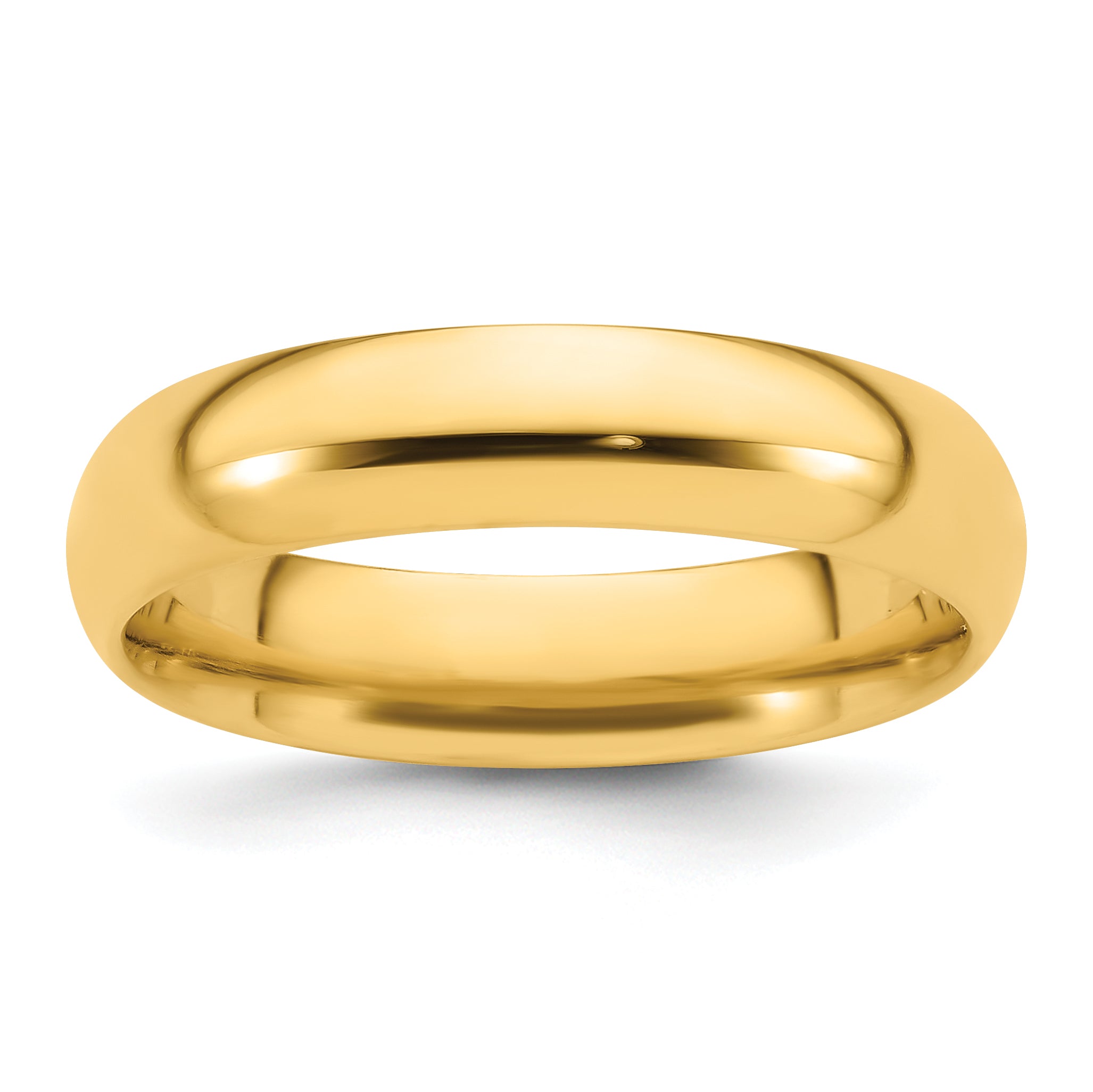 5.0mm 14K Yellow Gold Standard Comfort Fit Wedding Band - Sophia Jewelers Main image