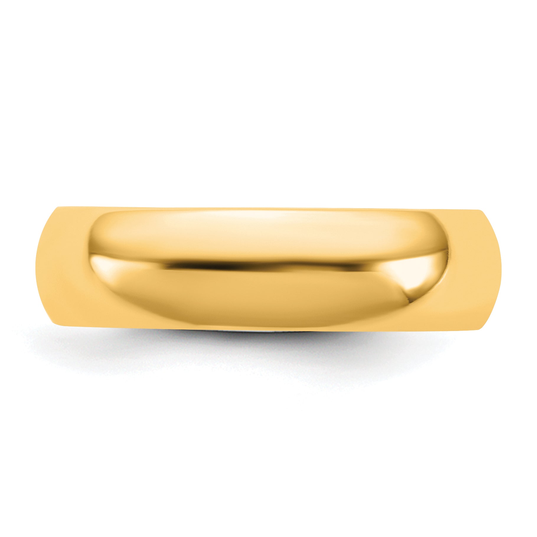 5.5mm 10K Yellow Gold Comfort Fit Wedding Band Secondary image