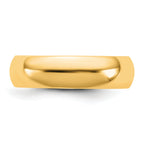 5.5mm 14K Yellow Gold Standard Comfort Fit Wedding Band - Sophia Jewelers