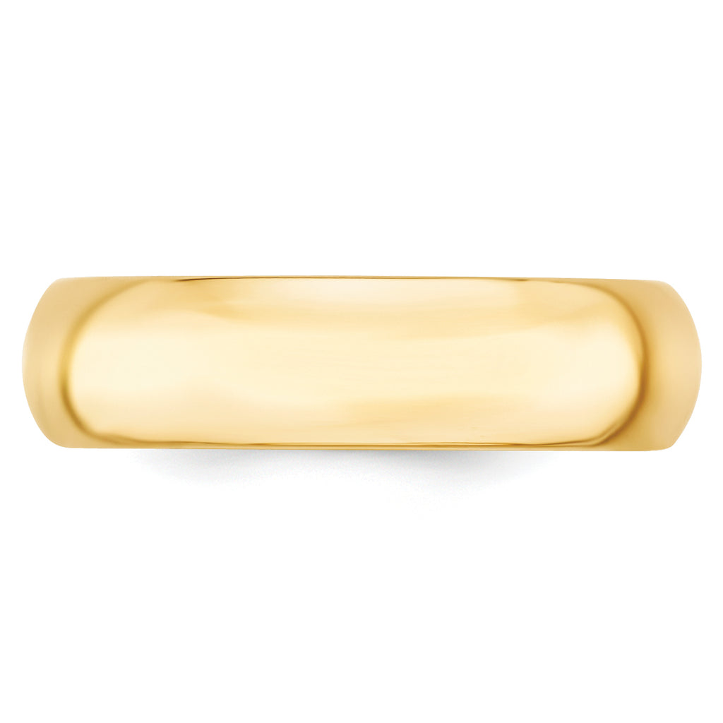6.0mm 14K Yellow Gold Standard Comfort Fit Wedding Band - Sophia Jewelers