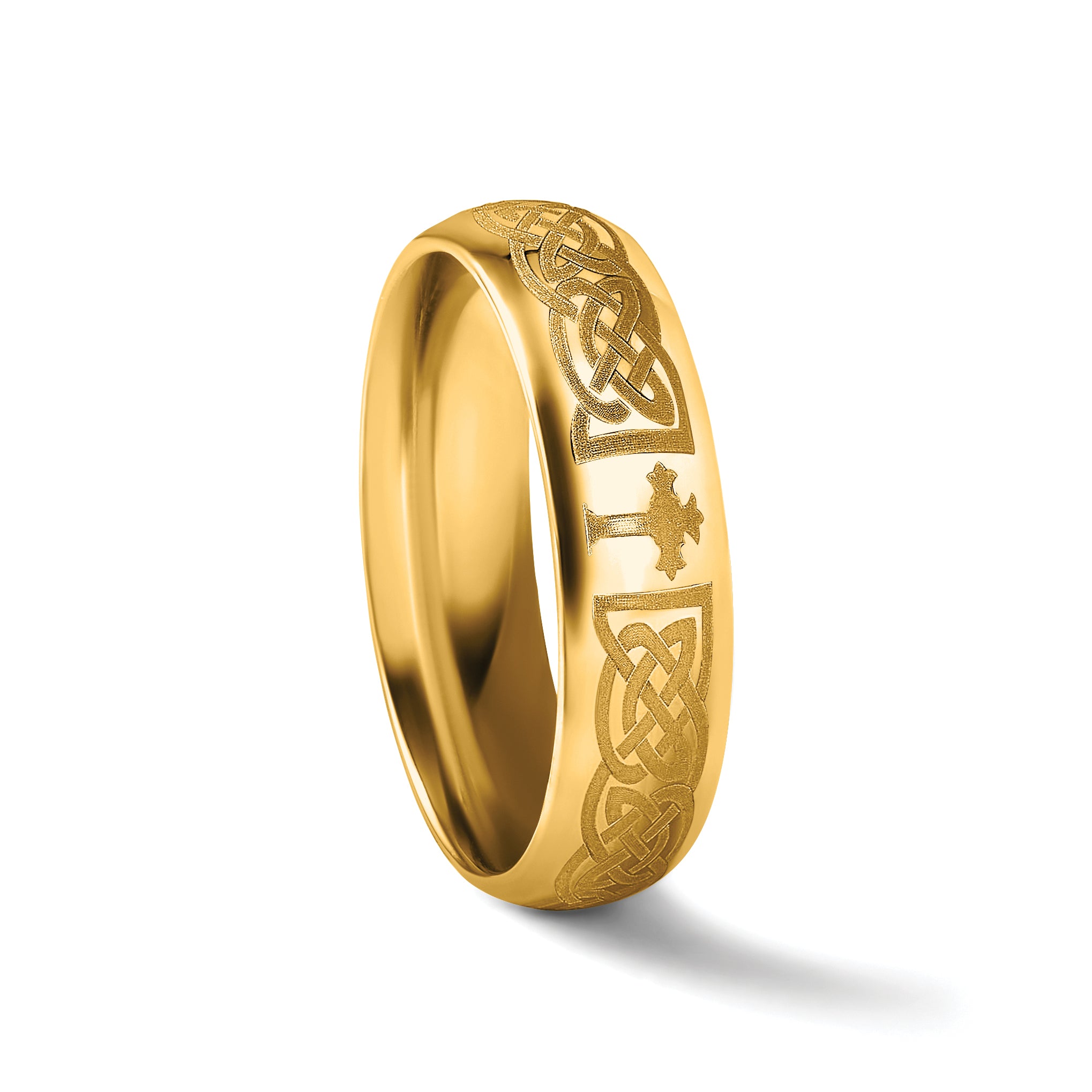 6.0mm 14K Yellow Gold Standard Comfort Fit Wedding Band - Sophia Jewelers