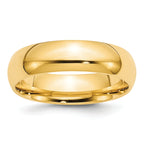 6.0mm 14K Yellow Gold Standard Comfort Fit Wedding Band - Sophia Jewelers