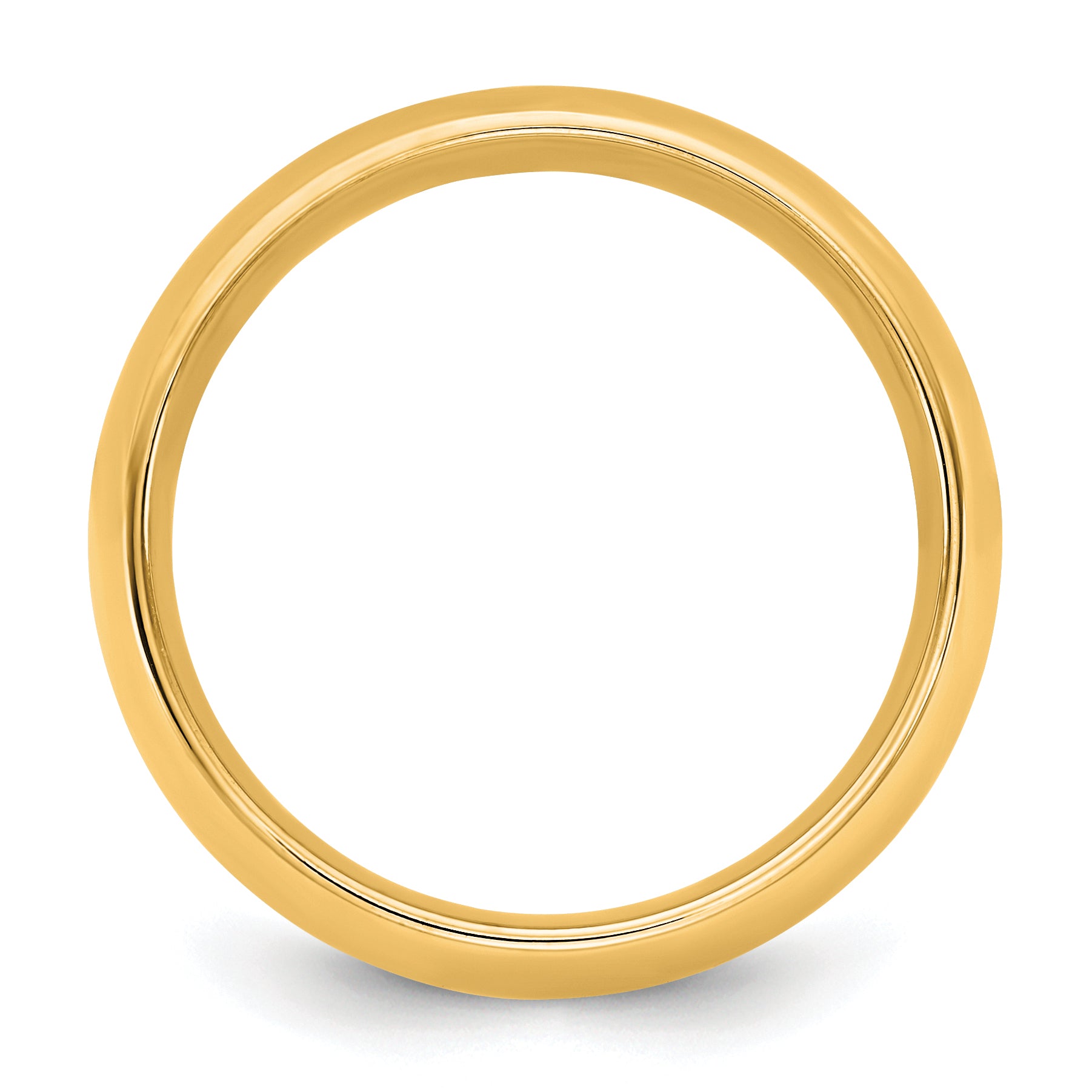 10KY 6.5mm Standard Comfort Fit Band Size 9.5