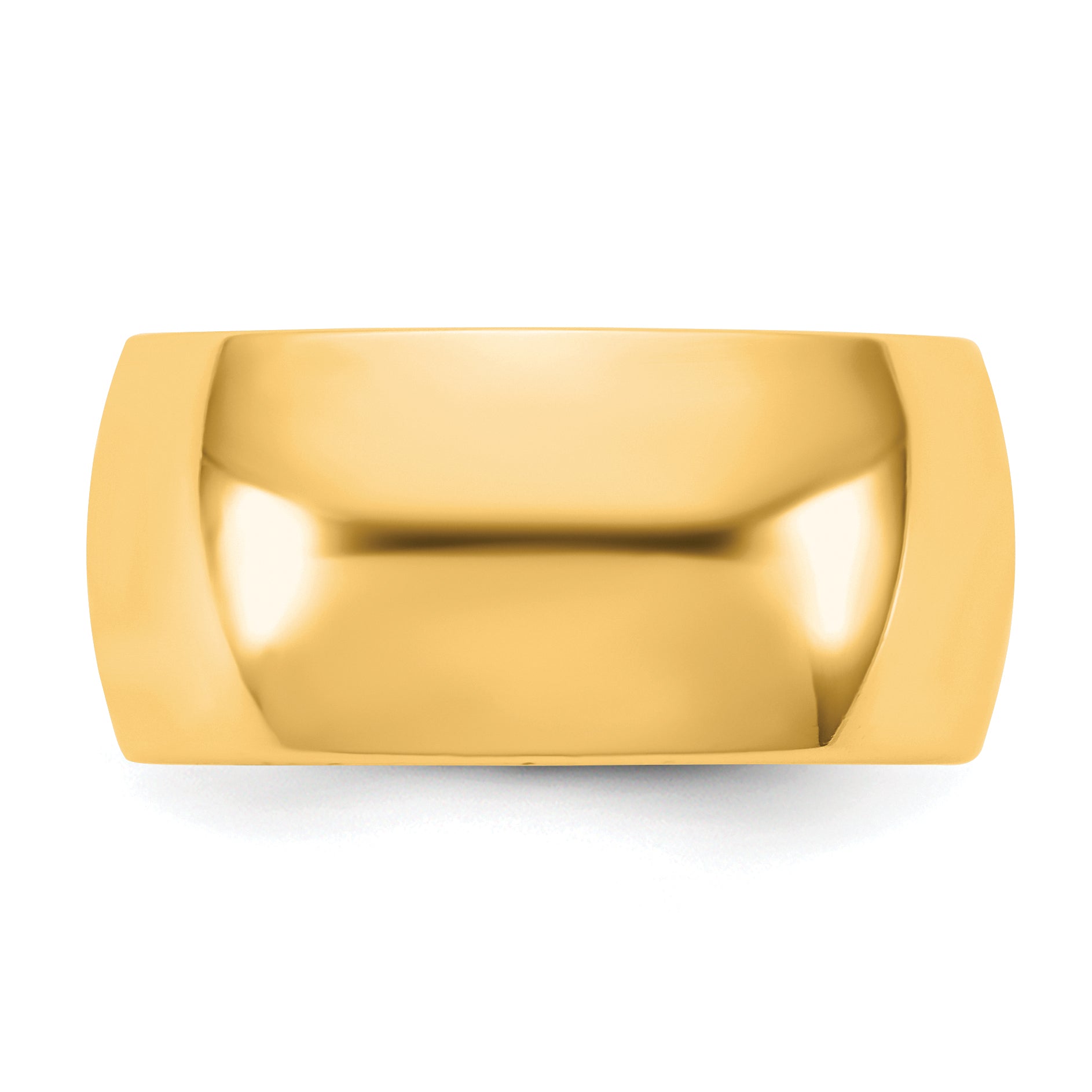 10.0mm 14K Yellow Gold Standard Comfort Fit Wedding Band - Sophia Jewelers