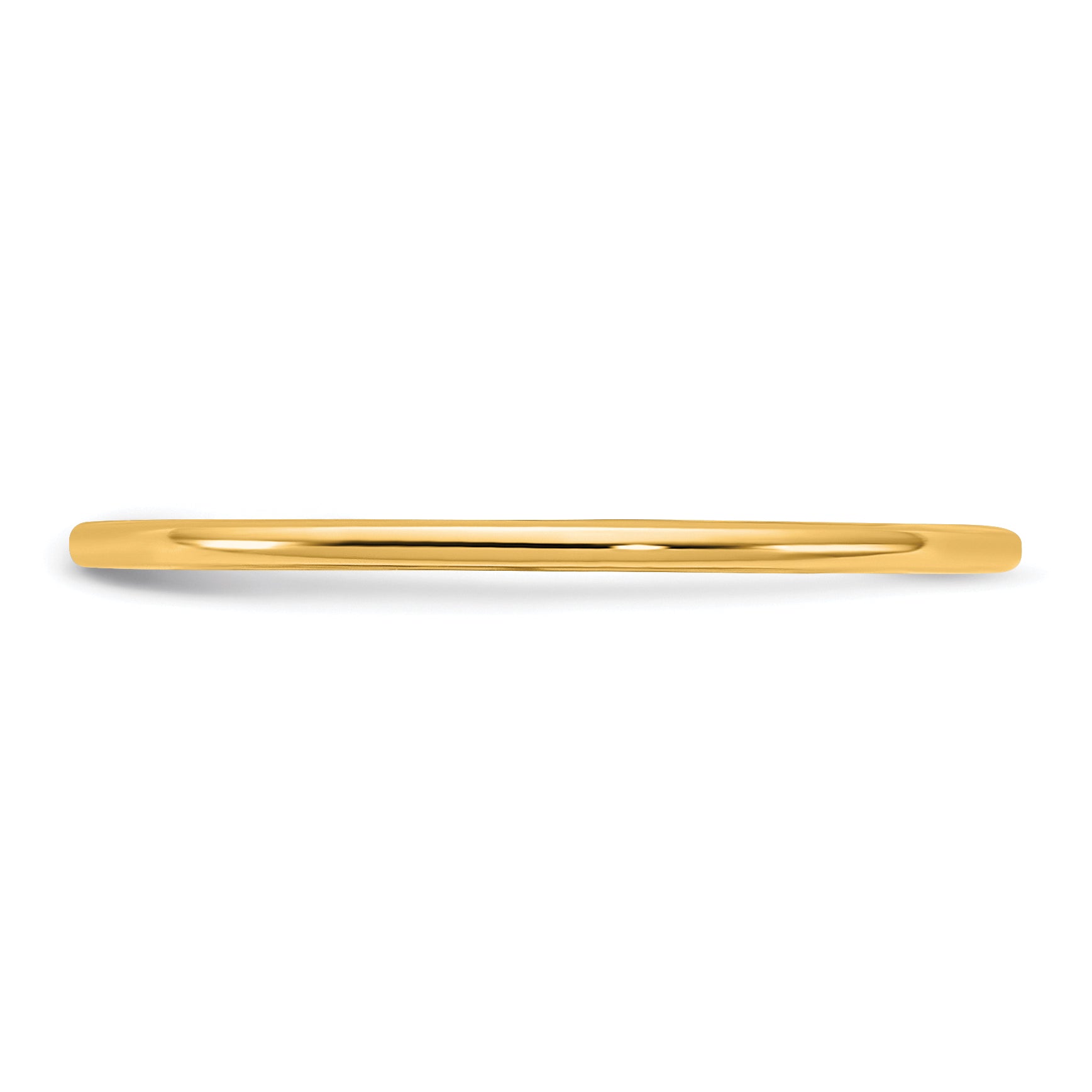 1.0mm 14K Yellow Gold Lightweight Comfort Fit Wedding Band - Sophia Jewelers