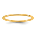 1.0mm 14K Yellow Gold Lightweight Comfort Fit Wedding Band - Sophia Jewelers