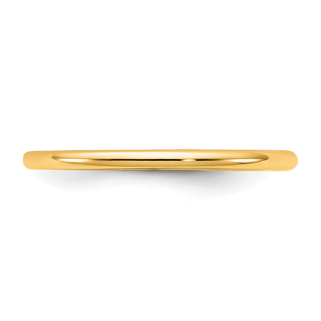 1.5mm 10K Yellow Gold Comfort Fit Wedding Band - Sophia Jewelers