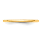 1.5mm 14K Yellow Gold Lightweight Comfort Fit Wedding Band - Sophia Jewelers
