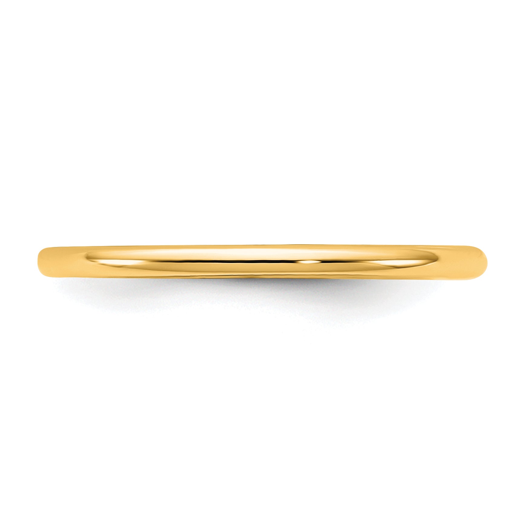 1.5mm 14K Yellow Gold Lightweight Comfort Fit Wedding Band - Sophia Jewelers
