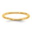 14K Yellow Gold Domed Comfort-Fit Wedding Band 1.5mm