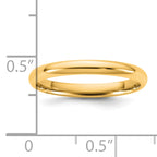 2.5mm 14K Yellow Gold Lightweight Comfort Fit Wedding Band - Sophia Jewelers