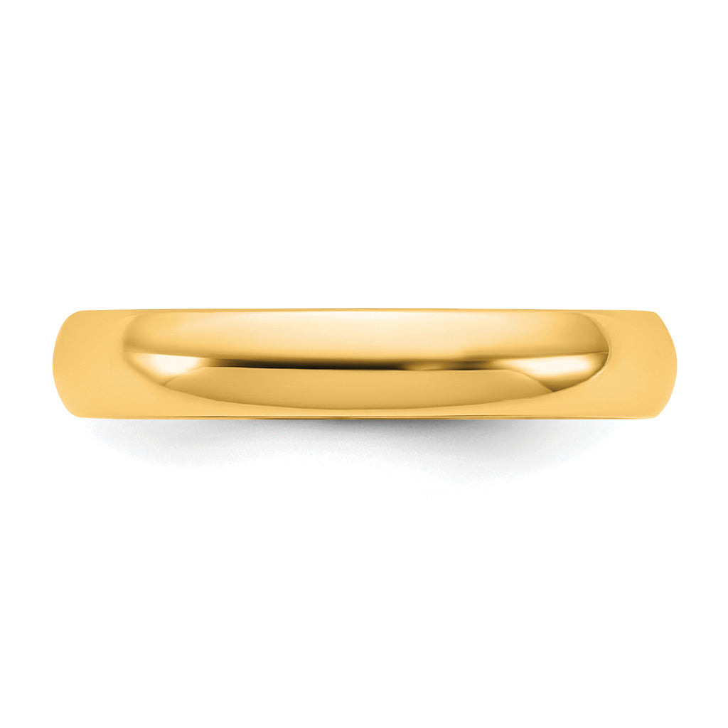 3.5mm 10K Yellow Gold Comfort Fit Wedding Band - Sophia Jewelers
