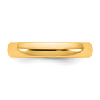 3.5mm 14K Yellow Gold Lightweight Comfort Fit Wedding Band - Sophia Jewelers