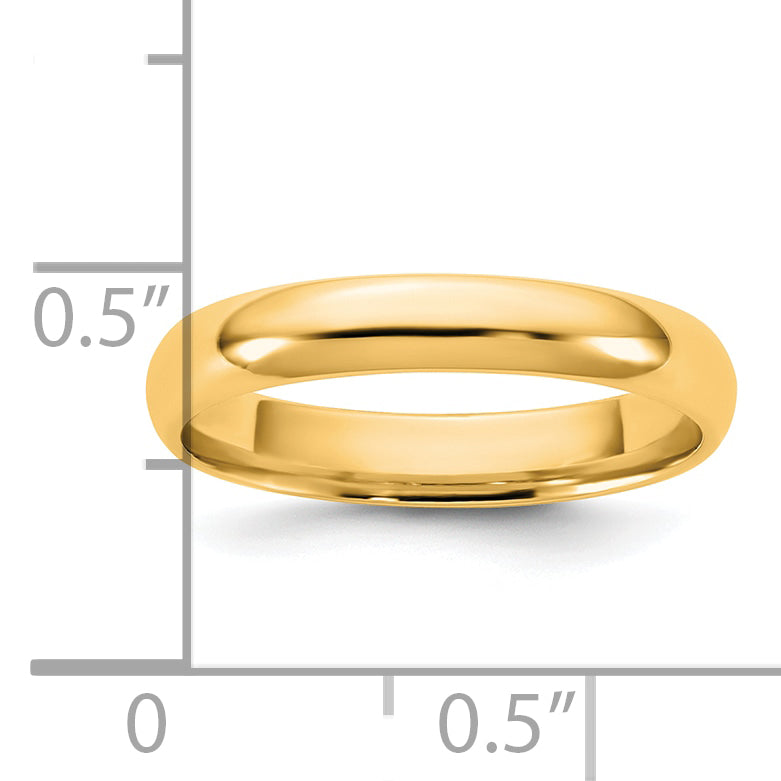 3.5mm 14K Yellow Gold Lightweight Comfort Fit Wedding Band - Sophia Jewelers