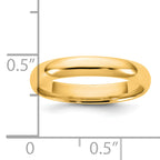 3.5mm 14K Yellow Gold Lightweight Comfort Fit Wedding Band - Sophia Jewelers