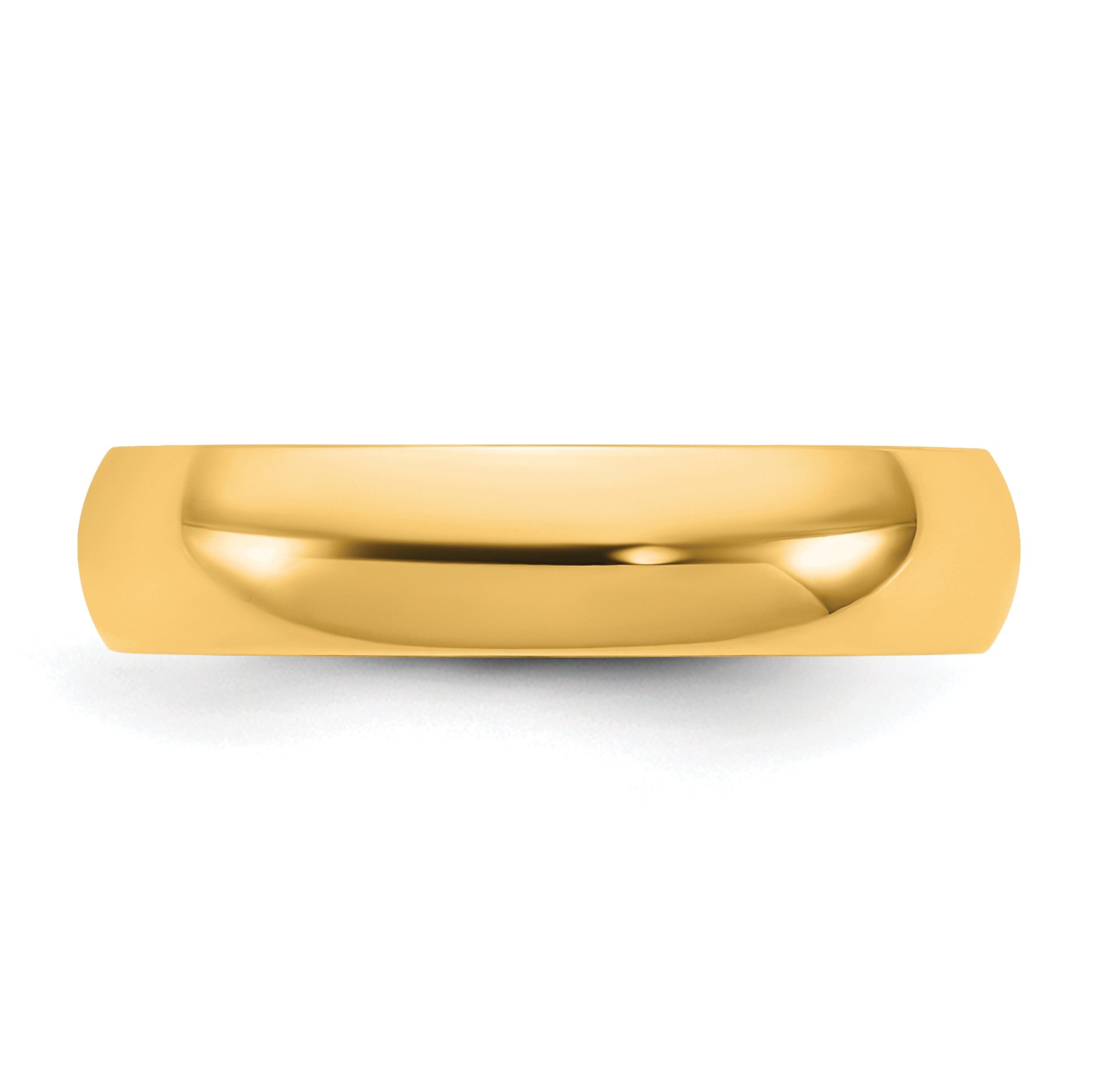 4.5mm 10K Yellow Gold Comfort Fit Wedding Band - Sophia Jewelers