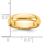 4.5mm 14K Yellow Gold Lightweight Comfort Fit Wedding Band - Sophia Jewelers