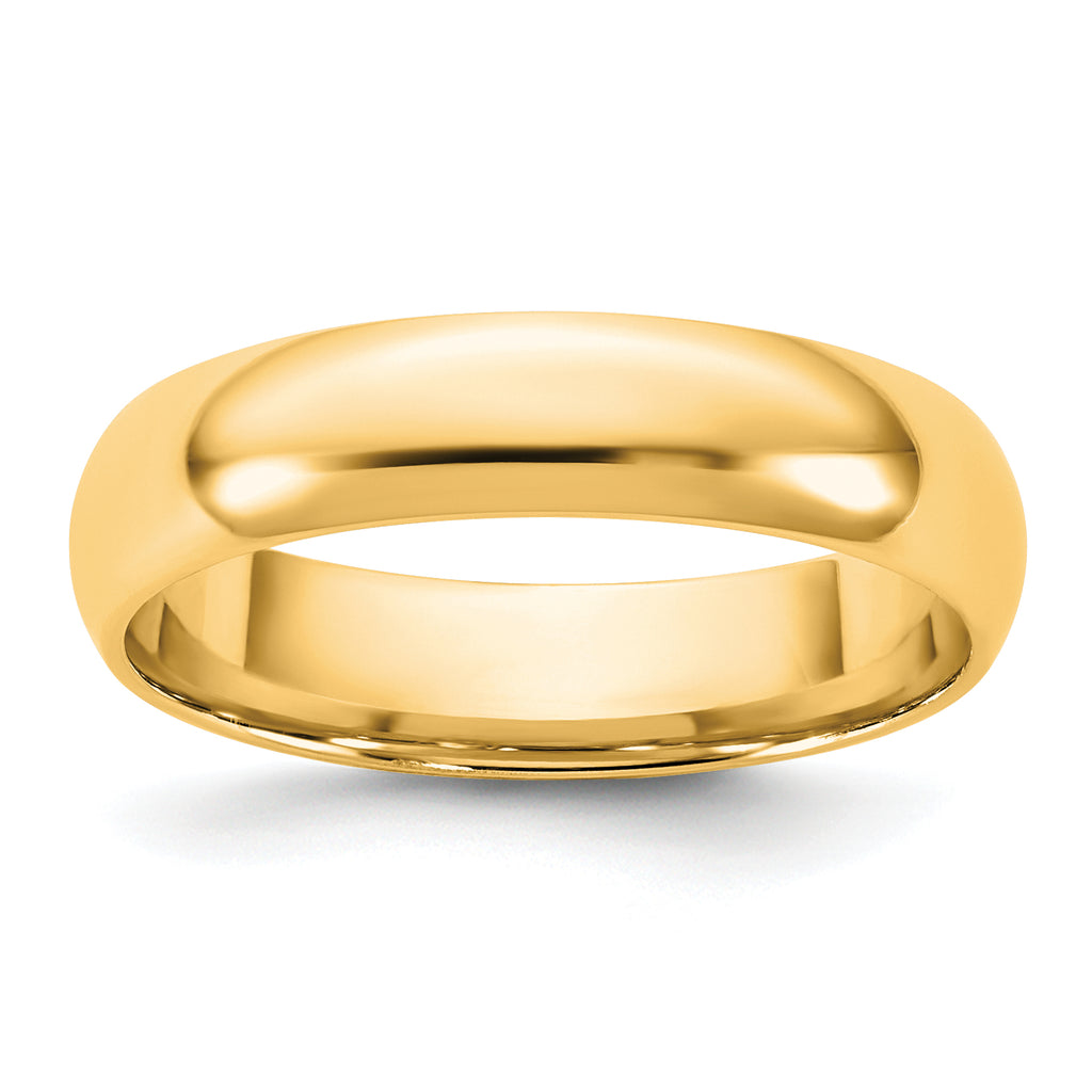 4.5mm 10K Yellow Gold Comfort Fit Wedding Band - Sophia Jewelers