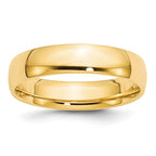 5.0mm 14K Yellow Gold Lightweight Comfort Fit Wedding Band - Sophia Jewelers