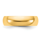 5.5mm 14K Yellow Gold Lightweight Comfort Fit Wedding Band - Sophia Jewelers