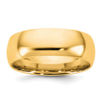 6.5mm 10K Yellow Gold Comfort Fit Wedding Band - Sophia Jewelers