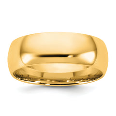 10KY 6.5mm LTW Comfort Fit Band Size 7