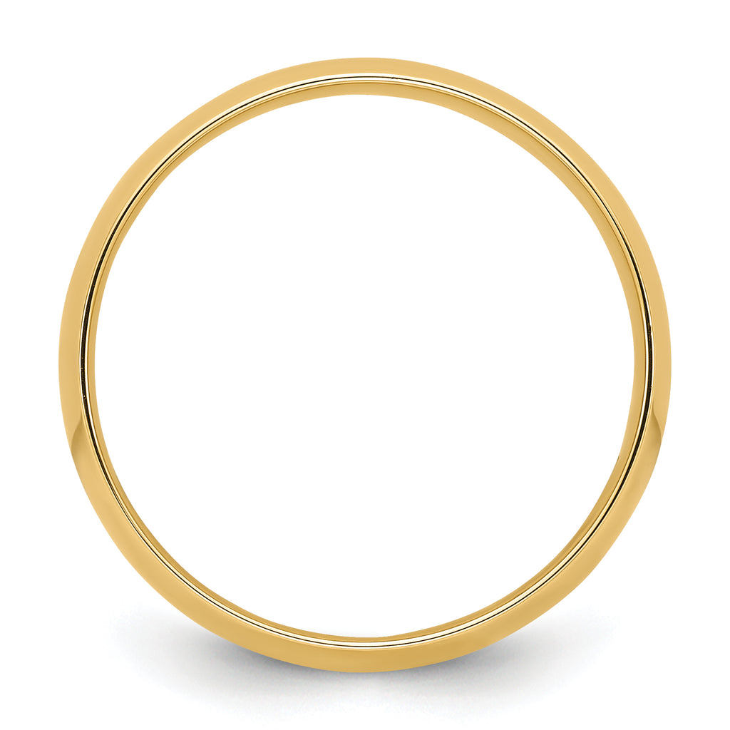 7.0mm 14K Yellow Gold Lightweight Comfort Fit Wedding Band - Sophia Jewelers