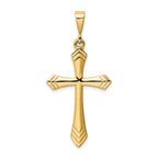 14k Passion Cross Pendant
