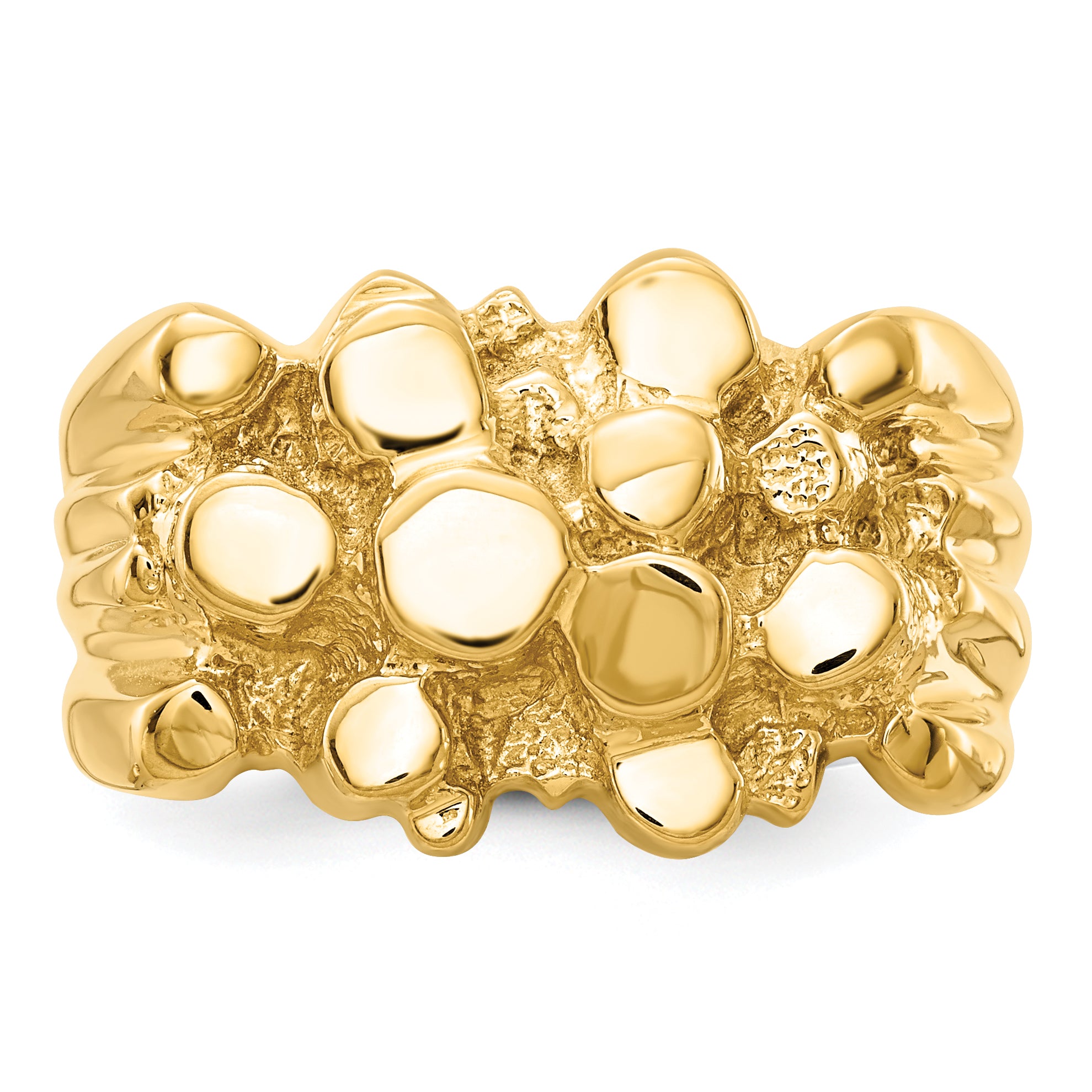 14k Men's Nugget Ring