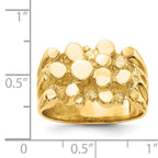 14k Men's Nugget Ring