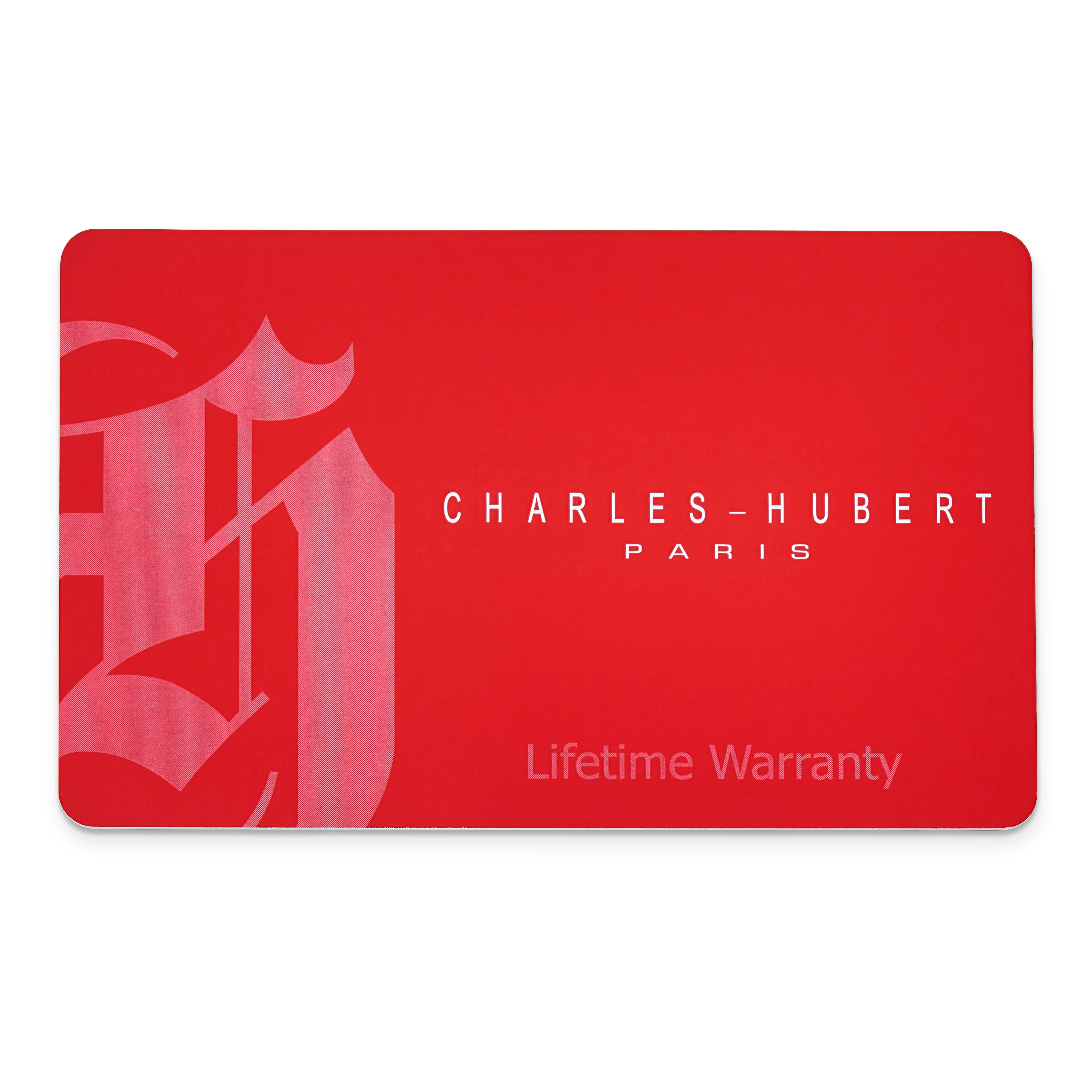 Charles Hubert IP-plated Silver-tone Rectangle Dial Quartz Watch