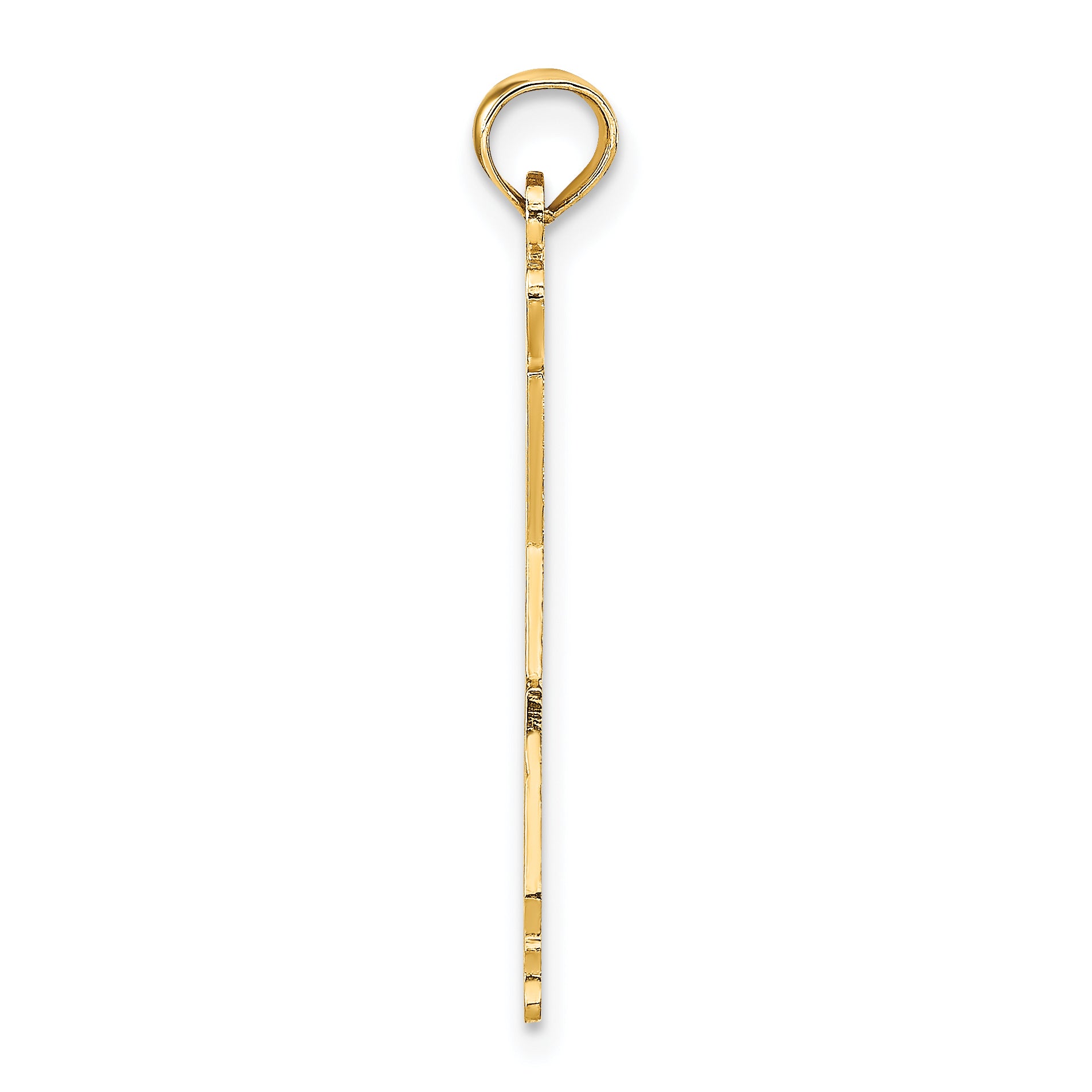 14k Solid California State Pendant Secondary image