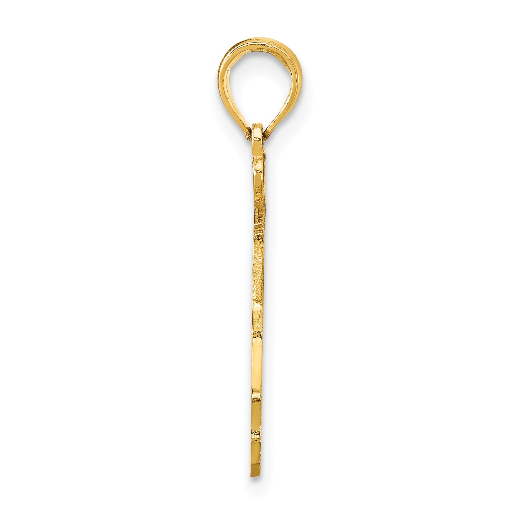 14k Solid Florida State Pendant Secondary image
