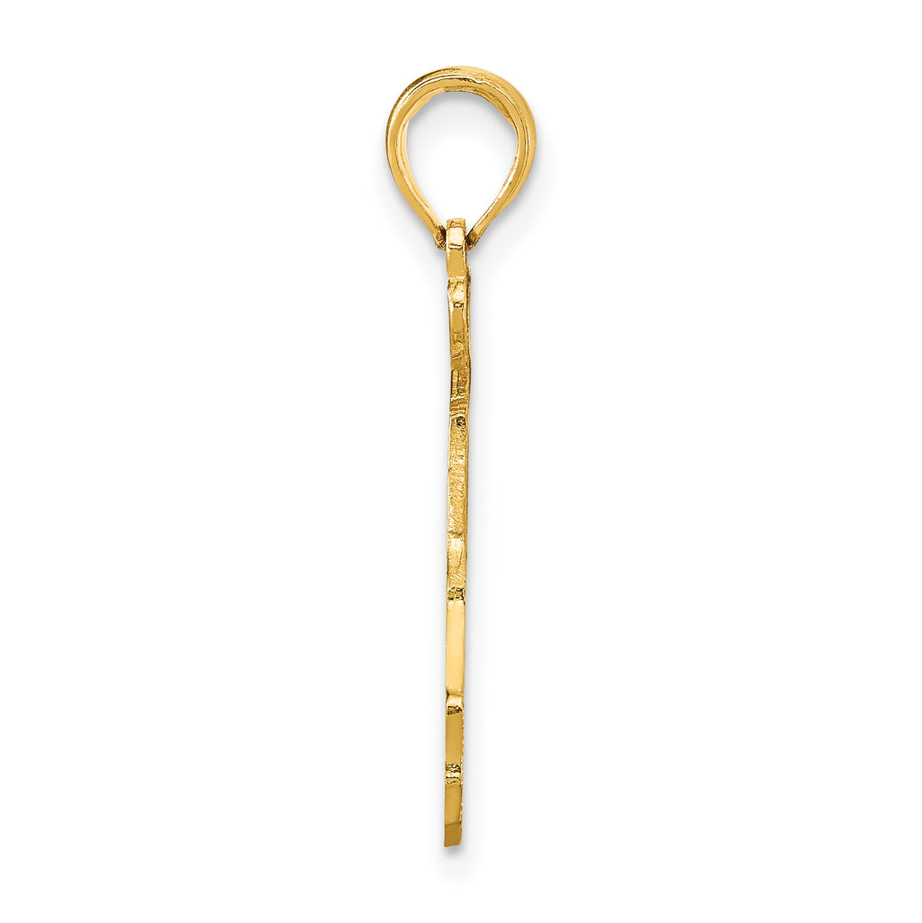 14k Solid Florida State Pendant