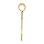 14k Solid Florida State Pendant
