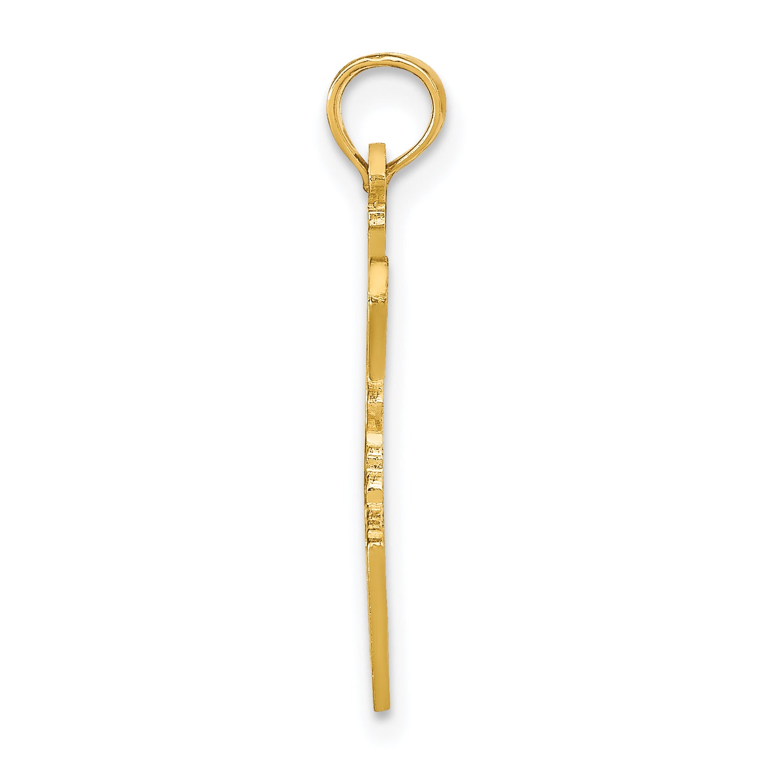14k Solid Idaho State Pendant Secondary image