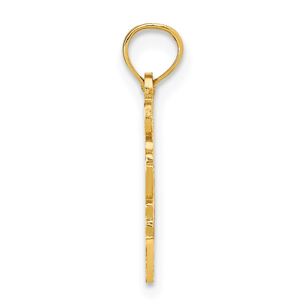 14k Solid Oregon State Pendant