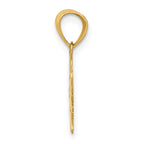 14k Polished Sun with Face Pendant - Sophia Jewelers