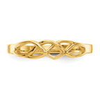 14k Free Form Knot Ring