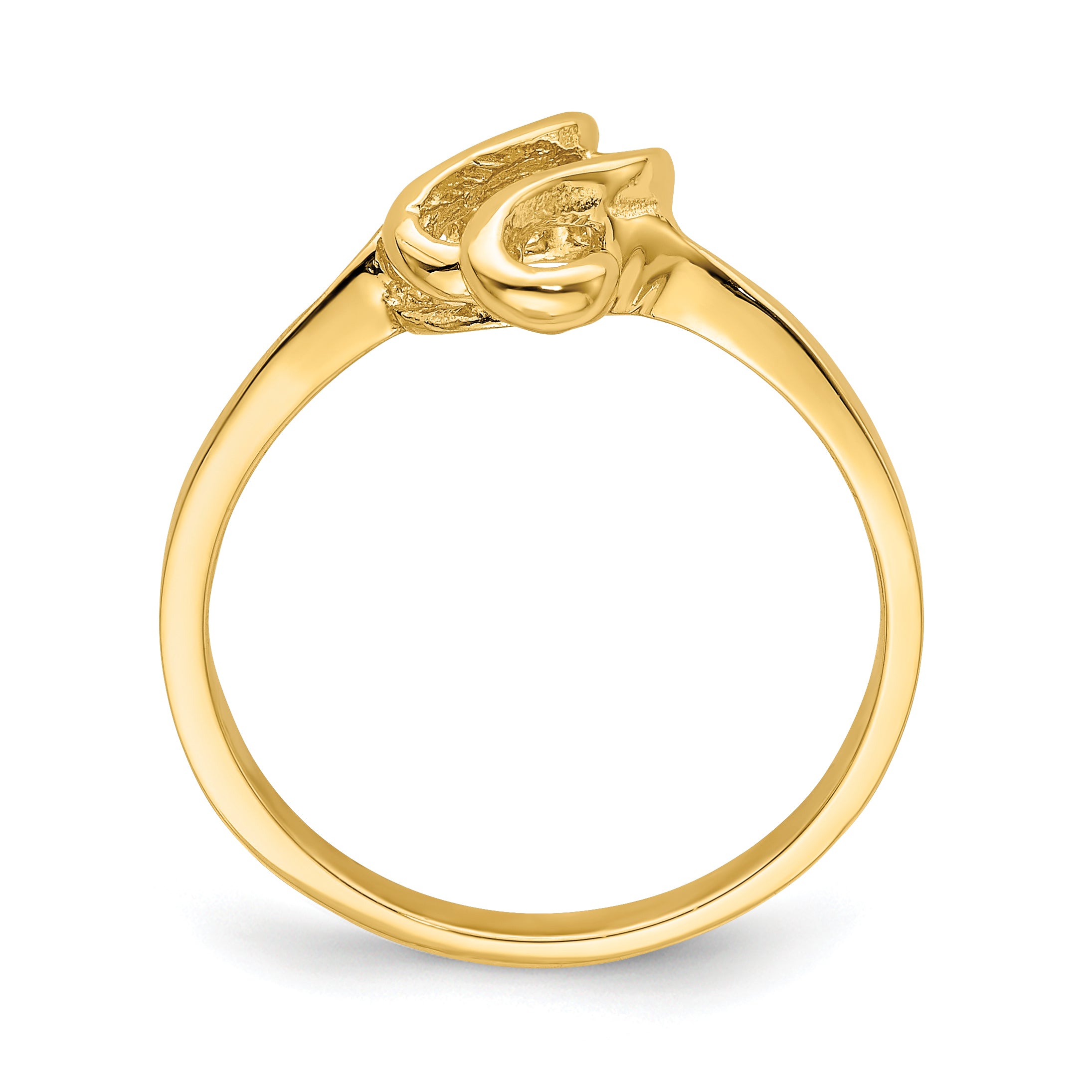 14k Free Form Ring Secondary image