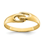 14k Free Form Knot Ring