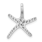 14k White Gold Starfish Chain Slide