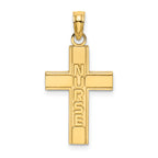 14k Nurse Cross Charm