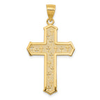 14k Passion Cross Pendant - Sophia Jewelers