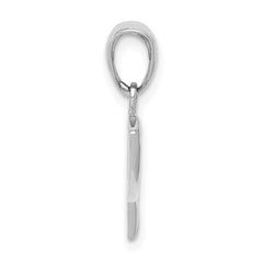 14k White Gold Ichthus Fish Pendant