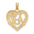 14K I HEART YOU Charm