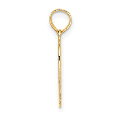 14K MOM in Heart Charm